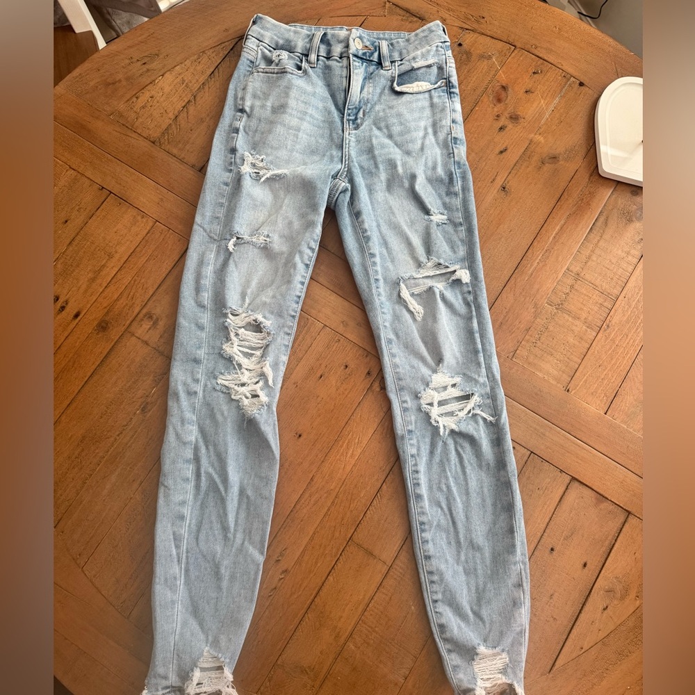 American Eagle curvy high-rise jegging. Size 0 - Picture 6 of 7